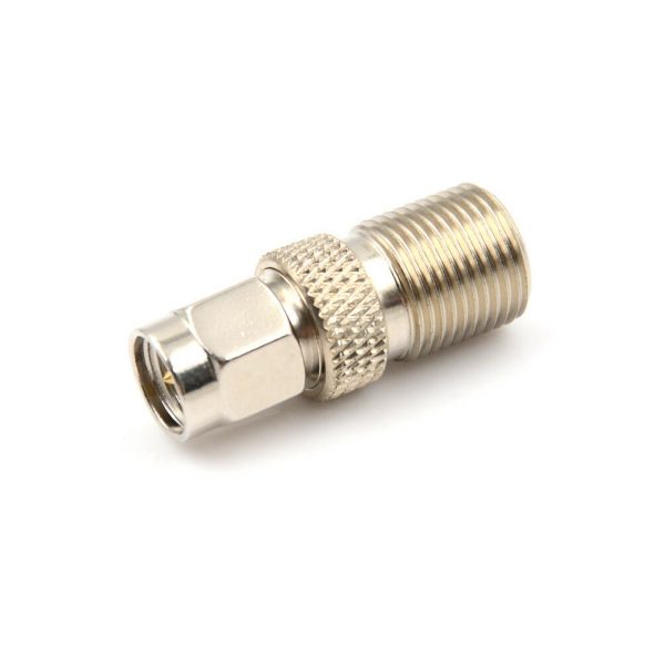 F Type Female to SMA Male Plug Coaxial Adapter